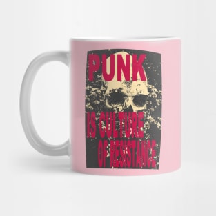 vintage punk is culture of resistance Mug